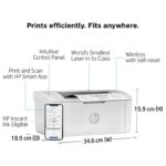 ⁦طابعة ليزر لاسلكية اتش بي 110 دبليو لون أبيض-HP LaserJet M110w Wireless Black & White Printer⁩ - الصورة ⁦3⁩