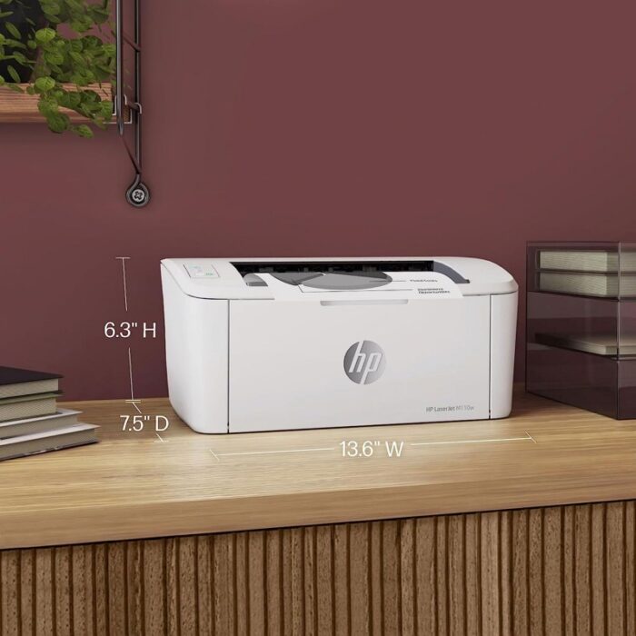 ⁦طابعة ليزر لاسلكية اتش بي 110 دبليو لون أبيض-HP LaserJet M110w Wireless Black & White Printer⁩ - الصورة ⁦5⁩