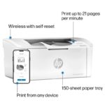 ⁦طابعة ليزر لاسلكية اتش بي 110 دبليو لون أبيض-HP LaserJet M110w Wireless Black & White Printer⁩ - الصورة ⁦14⁩