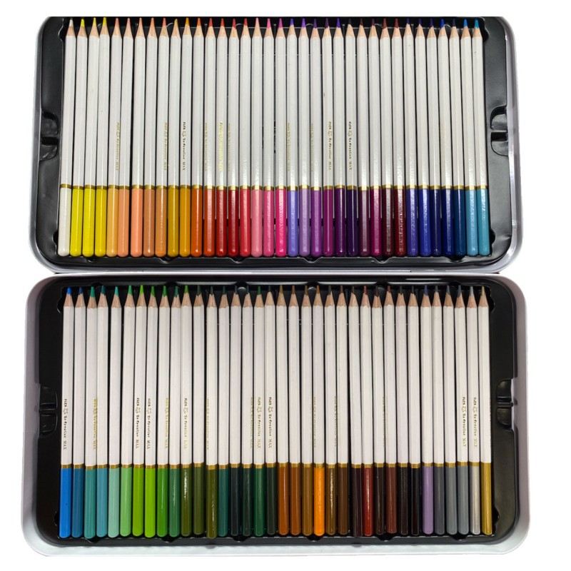 ⁦ألوان خشبية عدد 72 لون بعلبة حديد-FLEX MAX BOX 3122⁩ - الصورة ⁦1⁩