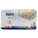 ⁦ألوان خشبية عدد 72 لون بعلبة حديد-FLEX MAX BOX 3122⁩ - الصورة ⁦2⁩