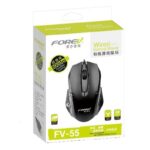 ⁦ماوس ضوئي سلكي للألعاب لون أسود- Forev FV-55 USB Gaming Mouse⁩ - الصورة ⁦7⁩