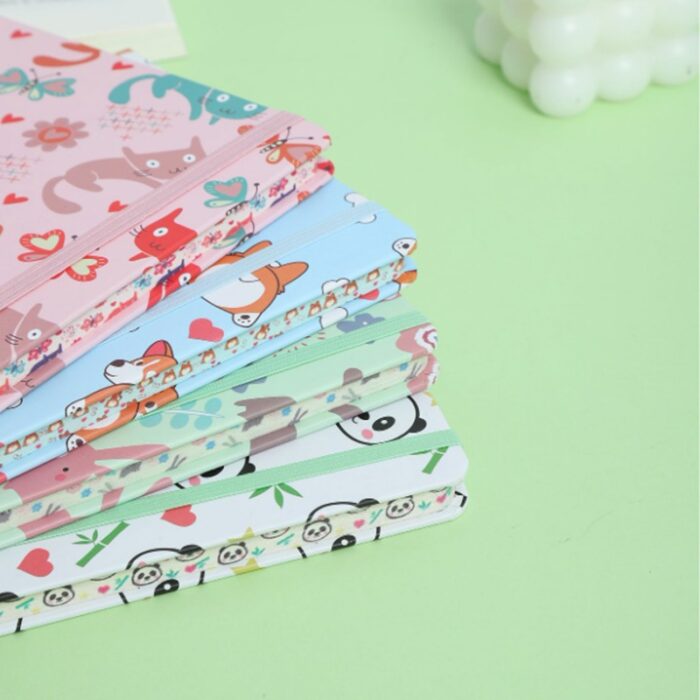 ⁦دفتر ملاحظات غلاف كرتون مقوى بتصميم جميل⁩ - الصورة ⁦4⁩