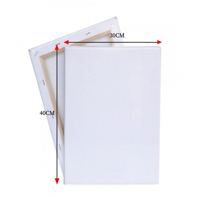 ⁦لوحة كانفس قماش للرسم مقاس 30×40 سم⁩ - الصورة ⁦1⁩