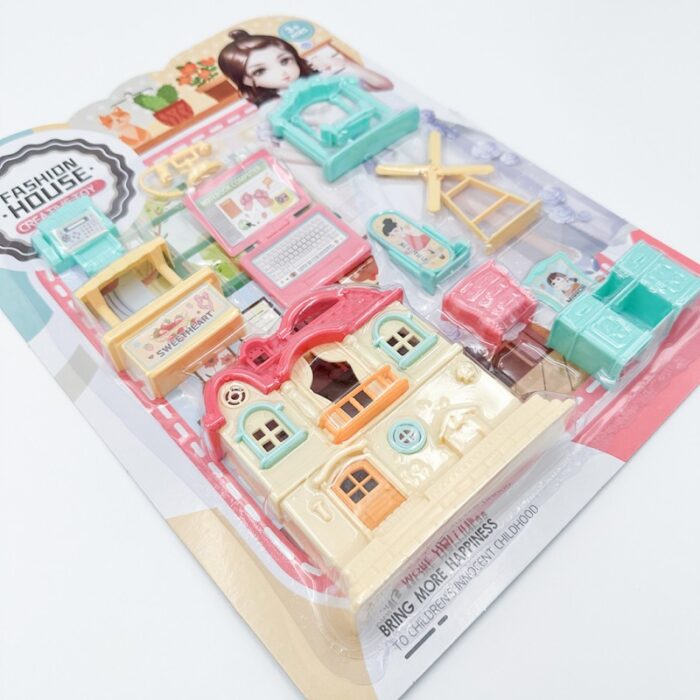 ⁦لعبة أثاث المنزل الأطفال (10) قطع⁩ - الصورة ⁦2⁩