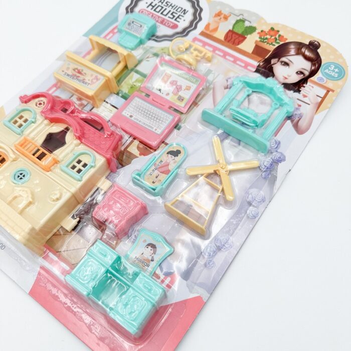 ⁦لعبة أثاث المنزل الأطفال (10) قطع⁩ - الصورة ⁦3⁩