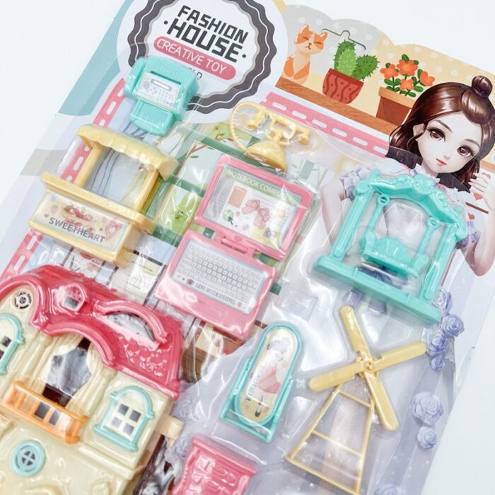 ⁦لعبة أثاث المنزل الأطفال (10) قطع⁩ - الصورة ⁦4⁩