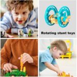 ⁦لعبة السيارة المتحركة بدرجة 360 مع أضواء وصوت لون أزرق⁩ - الصورة ⁦5⁩