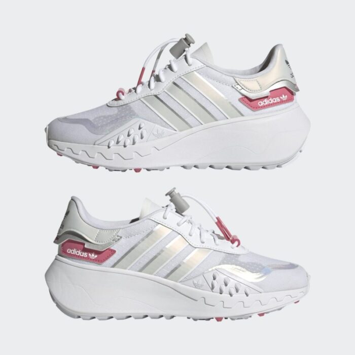 ⁦adidas Womens' Choigo Shoes - White- حذاء اديداس شيجو للنساء لون أبيض⁩ - الصورة ⁦2⁩