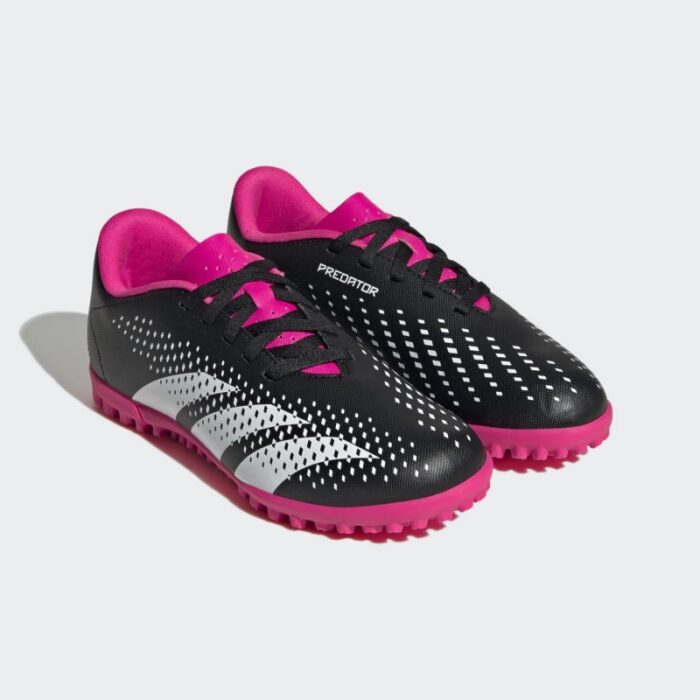 ⁦adidas Unisex Predator Accuracy.4 Turf Boots- حذاء اديداس بريداتور اكيورسي 4 للجنسين لون أسود⁩ - الصورة ⁦9⁩