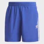 ⁦adidas 3-Stripes Swim Shorts-Blue⁩ - الصورة ⁦3⁩