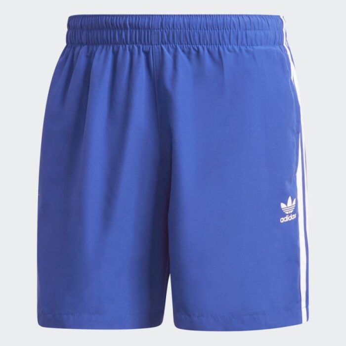 ⁦adidas 3-Stripes Swim Shorts-Blue⁩ - الصورة ⁦3⁩