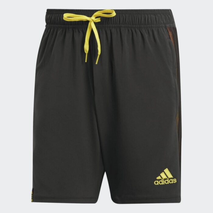 ⁦adidas Messi Woven Shorts - Black- شورت اديداس ميسي ويفن للرجال لون أسود⁩ - الصورة ⁦5⁩