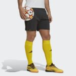 ⁦adidas Messi Woven Shorts - Black- شورت اديداس ميسي ويفن للرجال لون أسود⁩ - الصورة ⁦9⁩