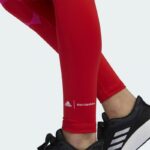 ⁦adidas Womens' Marimekko Techfit Long Tights - Red- بنطلون ضيق ايداس ماريمكو للنساء لون احمر⁩ - الصورة ⁦7⁩