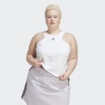 ⁦adidas Women's Always Original Tee (Plus Size) - White- تيشيرت أولويز أورجينال للنساء لون أبيض⁩ - الصورة ⁦9⁩