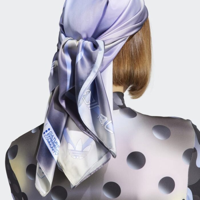 ⁦adidas Womens' Head Scarf - Multicolor- ربطة رأس سكارف اديداس للنساء⁩ - الصورة ⁦2⁩