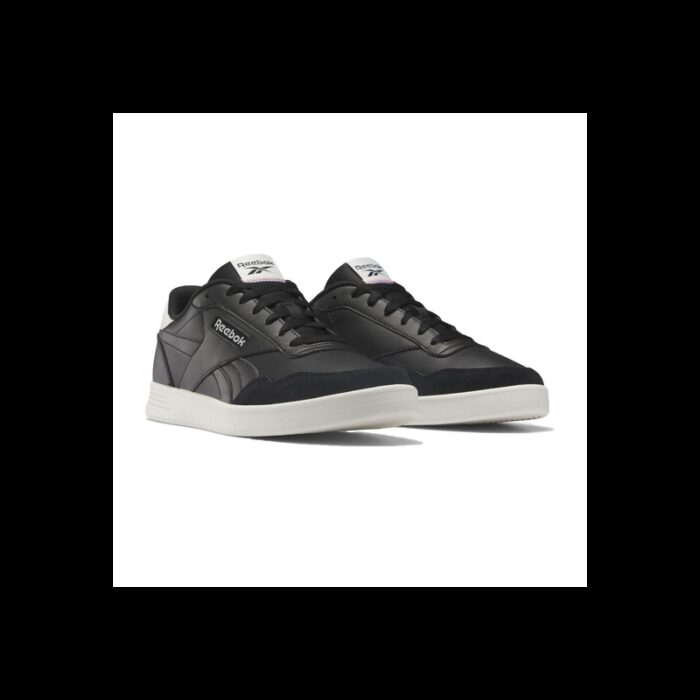 ⁦Reebok Unisex Court Advance Siyah Shoes- حذاء ريبوك كورت ادفانس للجنسين لون اسود وأبيض⁩ - الصورة ⁦4⁩