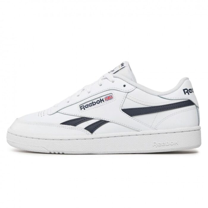⁦Reebok Men's Club C Revenge Shoes - حذاء ريبوك كلوب سي ريفينج للرجال لون أبيض وكحلي⁩ - الصورة ⁦2⁩