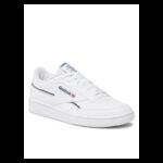 ⁦Reebok Mens' Club C 85 Vegan Shoes- حذاء ريبوك كلوب سي 85 فيجان للرجال لون أبيض⁩ - الصورة ⁦2⁩