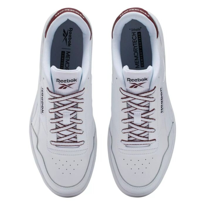 ⁦Reebok Men's Court Advance Shoes- حذاء ريبوك كورت ادفانس للرجال لون أبيض⁩ - الصورة ⁦5⁩