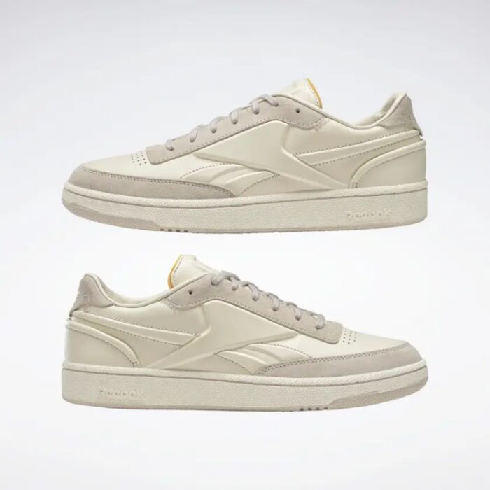 ⁦Reebok Victoria Beckham Club C Shoes- حذاء ريبوك فيكتوريا كلوب سي للنساء لون بيج⁩ - الصورة ⁦8⁩