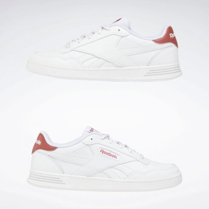 ⁦Reebok Women's Court Advance Shoes- حذاء ريبوك كورت ادفانس للنساء لون أبيض⁩ - الصورة ⁦2⁩