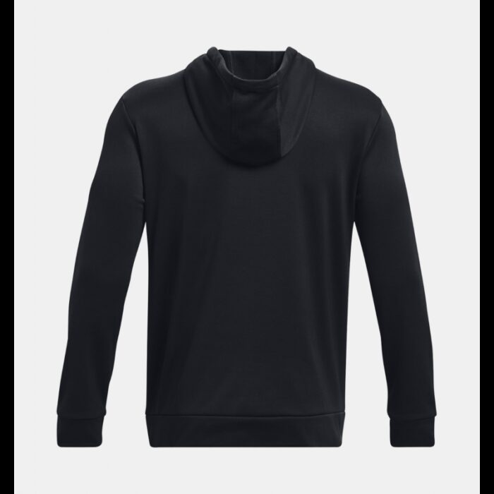 ⁦Under Armour Men's Armour Fleece® Big Logo Hoodie هودي اندر ارمور فليس بيج لوجو للرجال لون أسود⁩ - الصورة ⁦4⁩