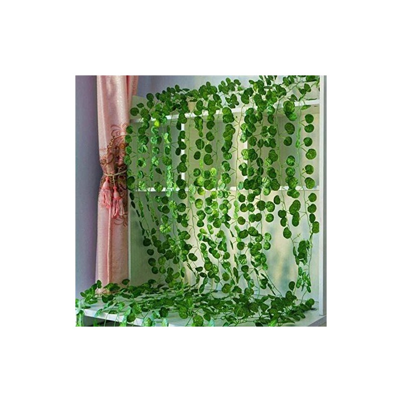 ⁦حبل ورق الشجر الصناعي بطول 2 متر للزينة⁩ - الصورة ⁦1⁩