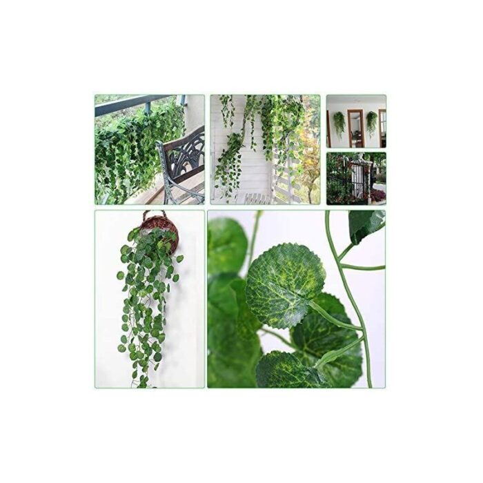 ⁦حبل ورق الشجر الصناعي بطول 2 متر للزينة⁩ - الصورة ⁦4⁩