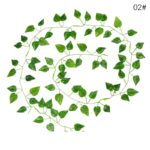 ⁦حبل ورق الشجر الصناعي بطول 2 متر للزينة⁩ - الصورة ⁦11⁩