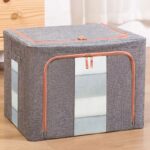 ⁦صندوق تخزين متعدد الاستعمالات بتصميم مستطيل حجم 42×60 سم⁩ - الصورة ⁦3⁩