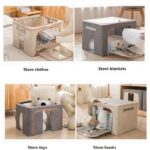 ⁦صندوق تخزين متعدد الاستعمالات بتصميم مستطيل حجم 42×60 سم⁩ - الصورة ⁦11⁩