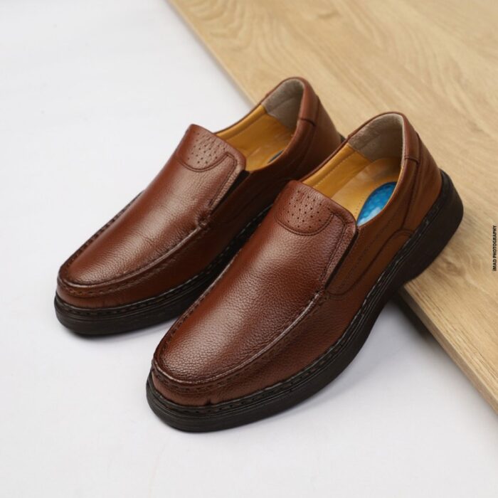 ⁦حذاء كاجيوال طبي كومفورت للرجال من ROCK موديل 380 لون كرميدي⁩ - الصورة ⁦2⁩