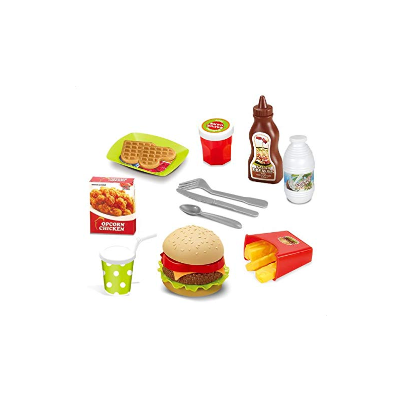 ⁦لعبة مجموعة الوجبات للأطفال 10 قطع⁩ - الصورة ⁦1⁩