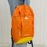 ⁦شنطة مدرسية 15 انش لون برتقالي وأصفر⁩ - الصورة ⁦2⁩