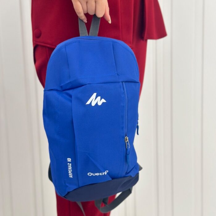 ⁦شنطة مدرسية 15 انش لون أزرق وكحلي⁩ - الصورة ⁦2⁩