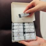 ⁦علبة ممحاة رصاص من جوليا عدد 20 قطعة لون أبيض⁩ - الصورة ⁦4⁩