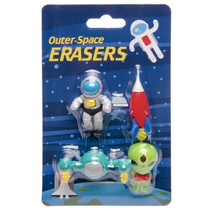 ⁦طقم محايات رصاص من 4 قطع على شكل رجل الفضاء⁩ - الصورة ⁦2⁩