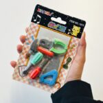 ⁦طقم محايات رصاص من 4 قطع على شكل أدوات وعدة صيانة⁩ - الصورة ⁦2⁩