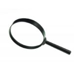 ⁦عدسة مكبرة دائرية مقاس 75 مم مع مقبض بلاستيكي⁩ - الصورة ⁦2⁩