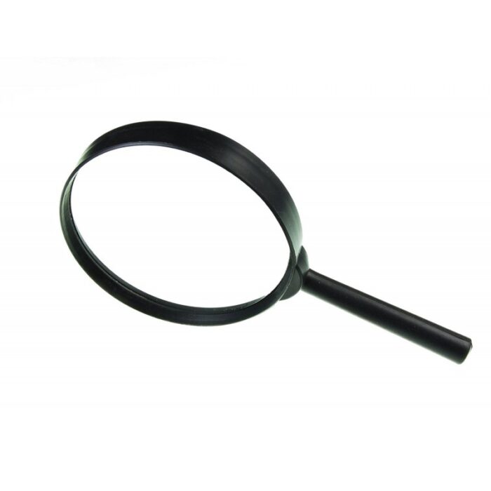 ⁦عدسة مكبرة دائرية مقاس 75 مم مع مقبض بلاستيكي⁩ - الصورة ⁦2⁩