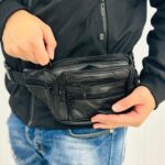 ⁦شنطة (حقيبة) كروس خصر جلد متعددة الألوان⁩ - الصورة ⁦3⁩