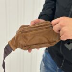 ⁦شنطة (حقيبة) كروس خصر جلد متعددة الألوان⁩ - الصورة ⁦8⁩