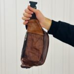 ⁦شنطة (حقيبة) كروس خصر جلد متعددة الألوان⁩ - الصورة ⁦11⁩