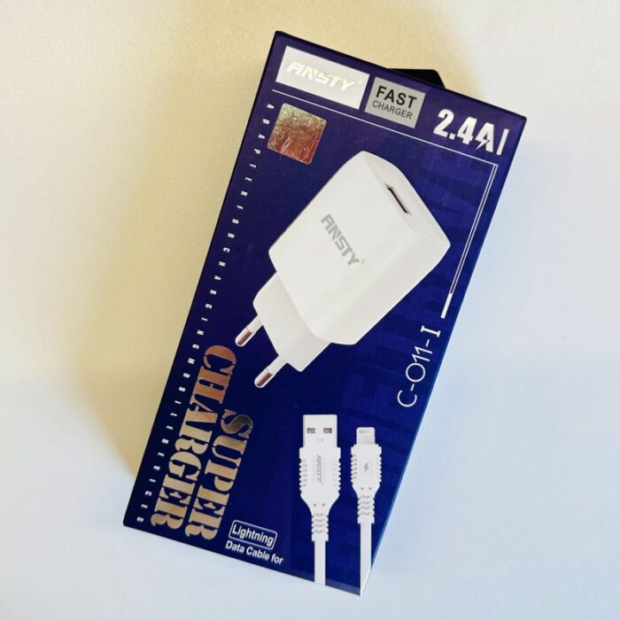 10326896_67db88b2e16a8 شاحن ايفون 2.4 امبير انستي عظمة + وصلة - الصورة 1