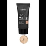 كريم أساس مطفأ اللمعة (ستاي مات) من فارماسي درجة 01 عاجي فاتح حجم 30 مل- Stay Matte Foundation By Farmasius- 01 Light Ivory
