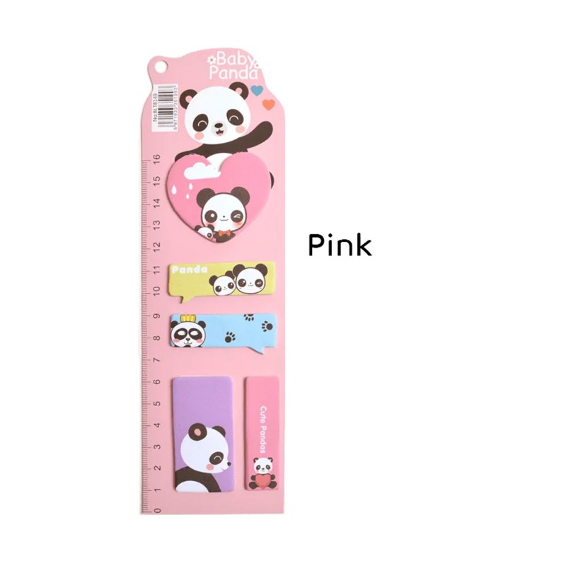 ⁦كرت ورق ملاحظات بتصميم دب باندا (قطعة واحدة)⁩ - الصورة ⁦1⁩