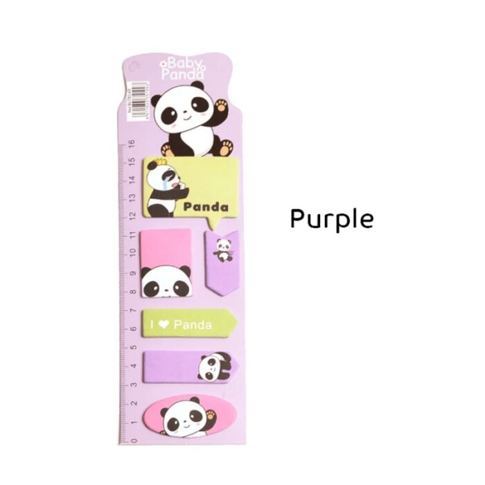 ⁦كرت ورق ملاحظات بتصميم دب باندا (قطعة واحدة)⁩ - الصورة ⁦2⁩