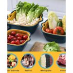 ⁦طقم 8 قطع بلاستيك ( 4 مصافي مع جاطاتهم )⁩ - الصورة ⁦2⁩